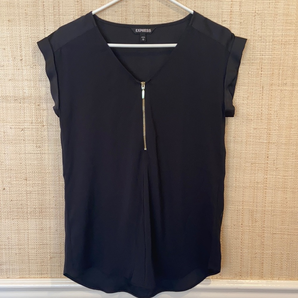 Express, black blouse, size XS